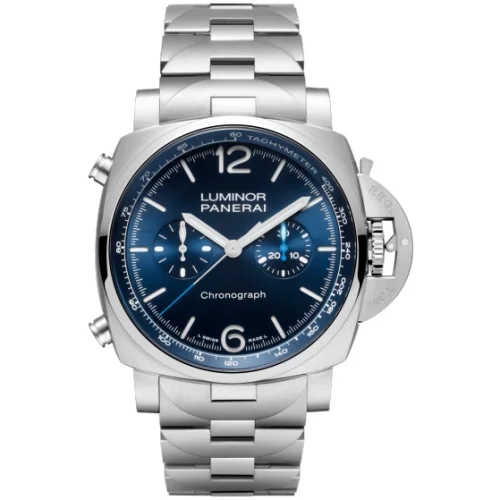 Panerai Panerai - PAM01110 Luminor 1950 Chrono 44 Stainless Steel / Blue / Bracelet