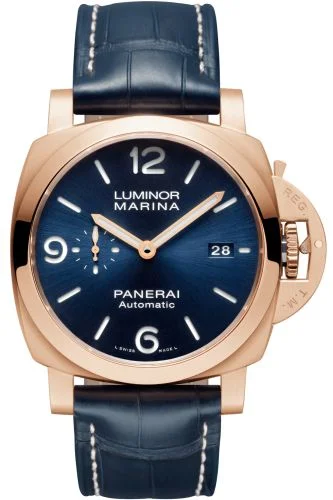 Panerai - PAM01112 Luminor 1950 44 3 Days Goldtech / Sole Blu