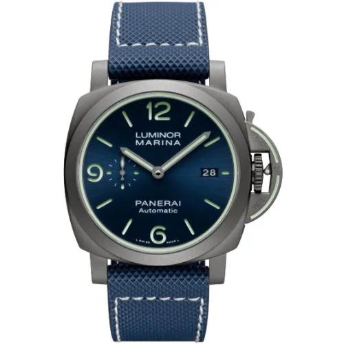Panerai - PAM01117 Luminor 1950 44 3 Days Titanium / Blue