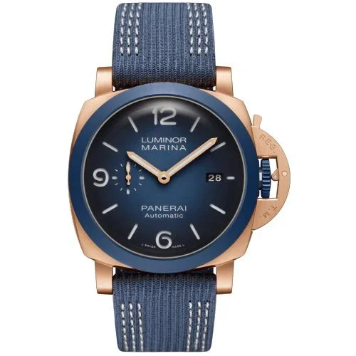 Panerai - PAM01121 Luminor 1950 44 3 Days Goldtech / Sole Blu