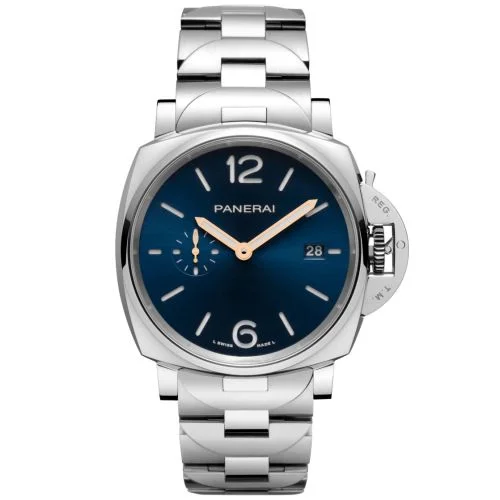 Panerai - PAM01124 Luminor Due 42 Automatic Stainless Steel / Blue / Bracelet