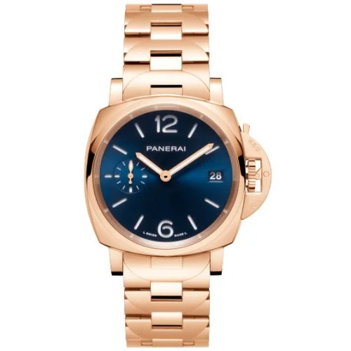 Panerai - PAM01182 Luminor Due 38 Automatic Goldtech TuttoOro / Blue