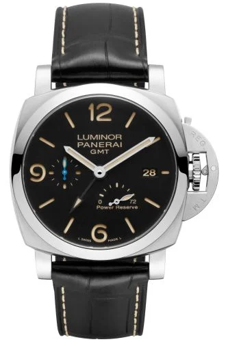Panerai Luminor 1950 44 3 Days GMT Power Reserve Automatic Stainless Steel / Black