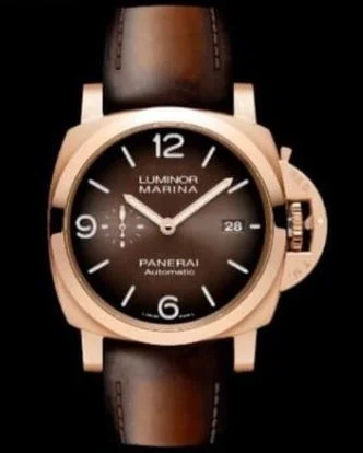 Panerai - PAM01341 Luminor 1950 44 3 Days Goldtech / Brown