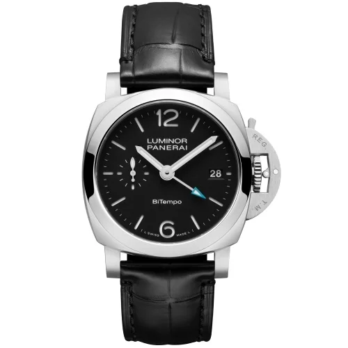 Panerai Panerai - PAM01365 Luminor Quaranta BiTempo Stainless Steel / Black