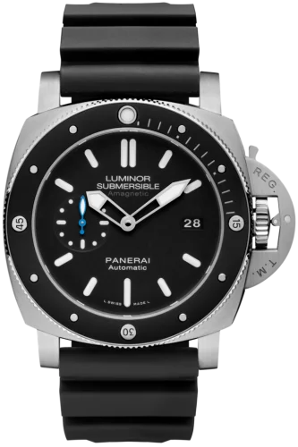 Panerai - PAM01389 Luminor Submersible 47 Amagnetic 3 Days Automatic Titanium / Black