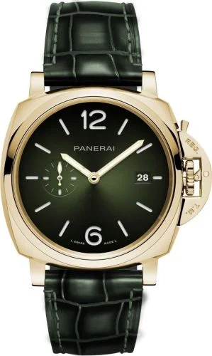 Panerai - PAM01423 Luminor Due 42 Automatic Yellow Gold / Green