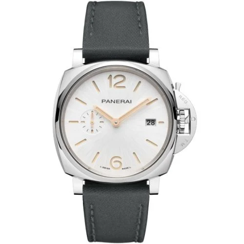 Panerai - PAM01428 Luminor Due 42 Automatic Stainless Steel / White / Prada Re-Nylon