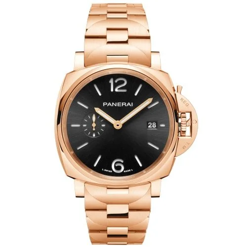 Panerai - PAM01442 Luminor Due 42 Automatic TuttoOro / Grey