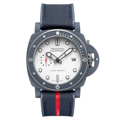 Panerai - PAM01543 Submersible QuarantaQuattro Luna Rossa Ti-Ceramitech / White