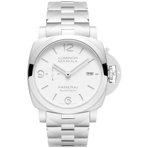 Panerai - PAM01564 Luminor 1950  Marina 44 3 Days Automatic Stainless Steel / White / Bracelet