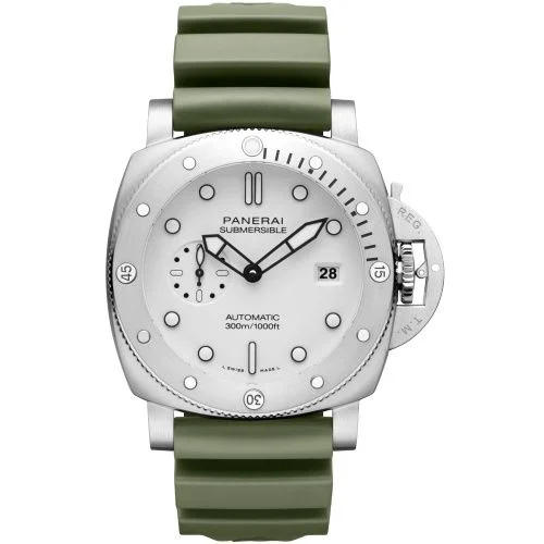 Panerai - PAM01595 Submersible QuarantaQuattro Stainless Steel / White
