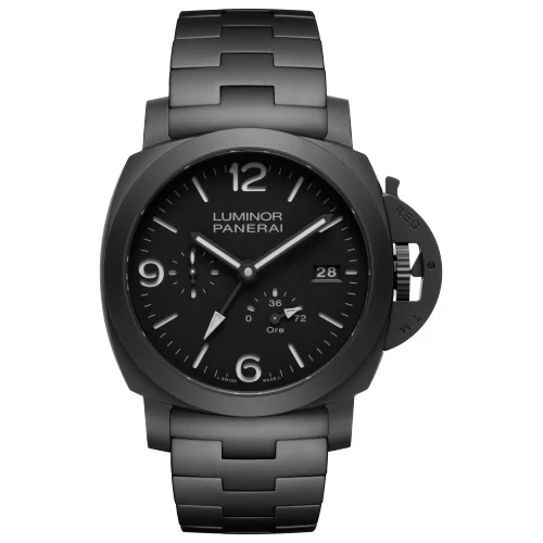 Panerai Panerai - PAM01674 Luminor 1950 44 3 Days GMT Automatic Ceramica / Black / Bracelet