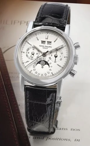Patek Philippe - 3970EG-016 Perpetual Calendar Chronograph 3970 White Gold / Silver
