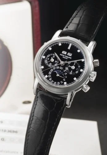 Patek Philippe - 3970EP-029 Perpetual Calendar Chronograph 3970 Platinum / Black Diamond