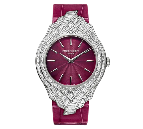 Patek Philippe - 4895G-001 Calatrava 4895 White Gold / Bordeaux