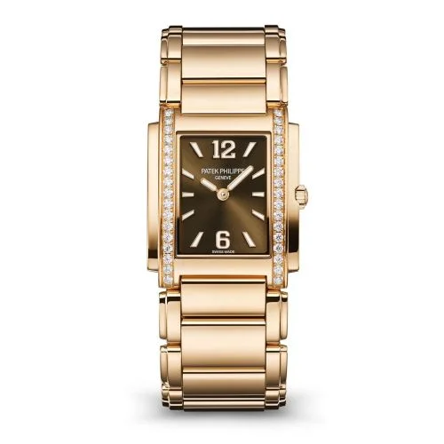Patek Philippe - 4910/1201R-001 Twenty~4 Manchette Rose Gold / Brown
