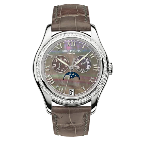 Patek Philippe - 4936G-001 Annual Calendar 4936 White Gold Diamond Black Mother of Pearl