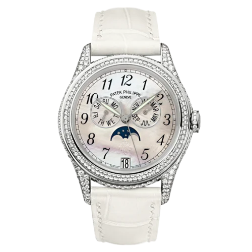 Patek Philippe - 4937G-001 Annual Calendar 4937 White Gold Diamond White Mother of Pearl