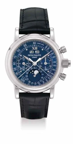 Patek Philippe - 5004P_Blue_Roman Perpetual Calendar Split Seconds Chronograph 5004P Blue