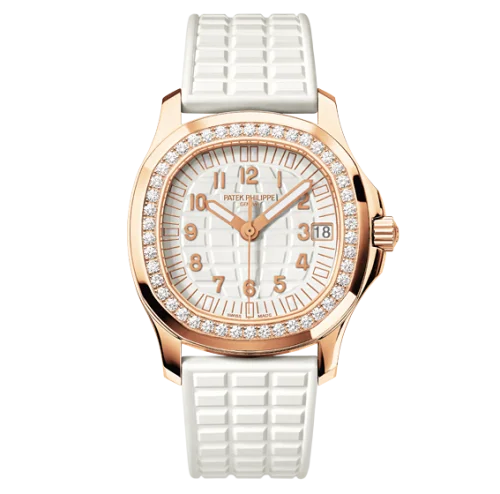 Patek Philippe - 5068R-010 Aquanaut 5068 Rose Gold / White