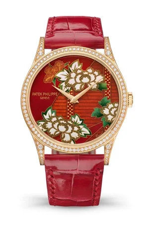 Patek Philippe Patek Philippe - 5077/100R-056 Calatrava 5077 Kimonos with Floral Patterns