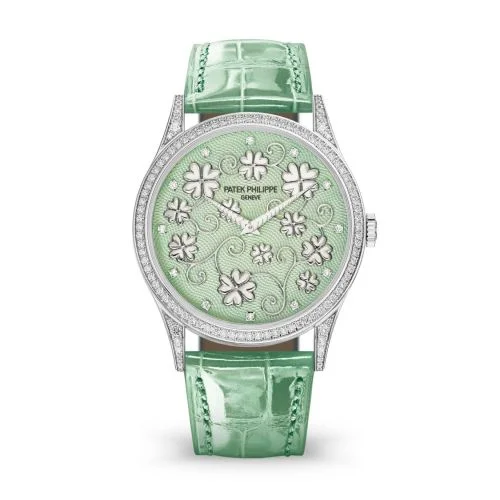 Patek Philippe - 5077/101G-001 Calatrava 5077G Pictures in Relief / Four-Leaf Clover