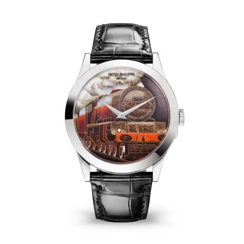 Patek Philippe - 5089G-075 Calatrava 5089 White Gold / Steam Locomotives
