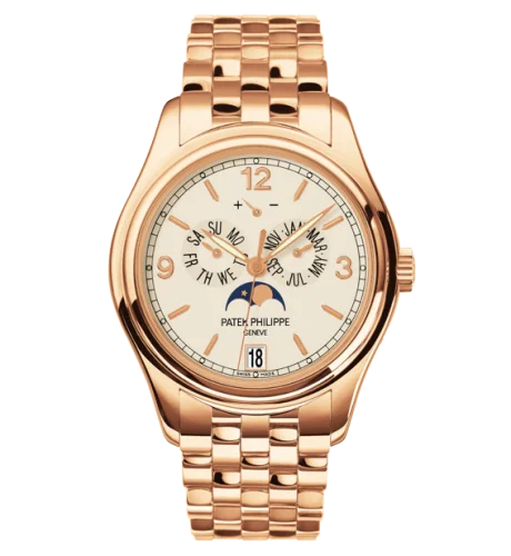 Patek Philippe - 5146/1R-001  Annual Calendar 5146 Rose Gold / Cream / Bracelet
