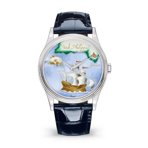 Patek Philippe - 5177G-012 Calatrava 5177G Italian Scenes / Chart of the Caribbean