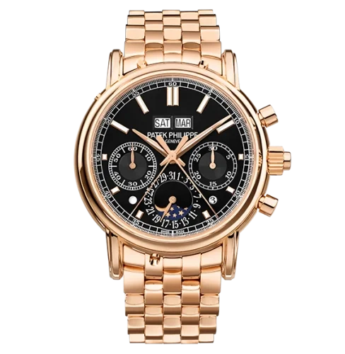 Patek Philippe Patek Philippe - 5204/1R-001 Perpetual Calendar Split-Seconds Chronograph 5204 Rose Gold / Black / Bracelet