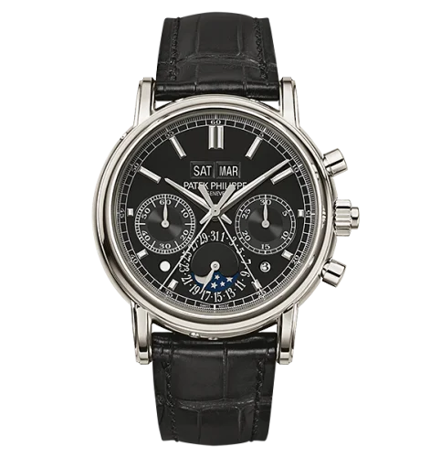 Patek Philippe Perpetual Calendar Split-Seconds Chronograph 5204 Platinum / Black