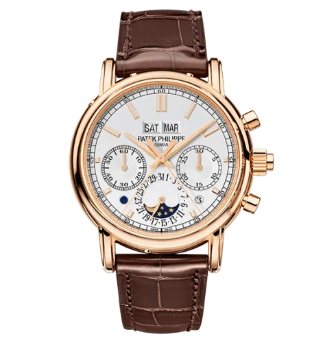 Patek Philippe Perpetual Calendar Split-Seconds Chronograph 5204 Rose Gold / Silver