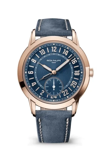 Patek Philippe Patek Philippe - 5224R-001 Calatrava Travel Time 24-Hour Rose Gold / Blue