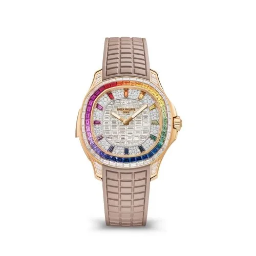 Patek Philippe - 5260/355R-001 Aquanaut Luce Minute Repeater Rose Gold - Rainbow / Baguette