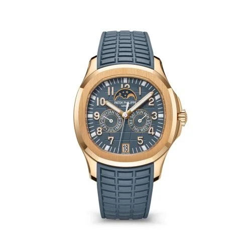 Patek Philippe Aquanaut Luce Annual Calendar Rose Gold / Blue