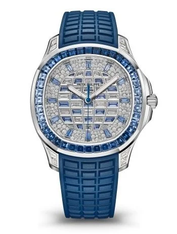 Patek Philippe - 5268/461G-001 Aquanaut Luce Self-Winding White Gold - Sapphire / Checkerboard