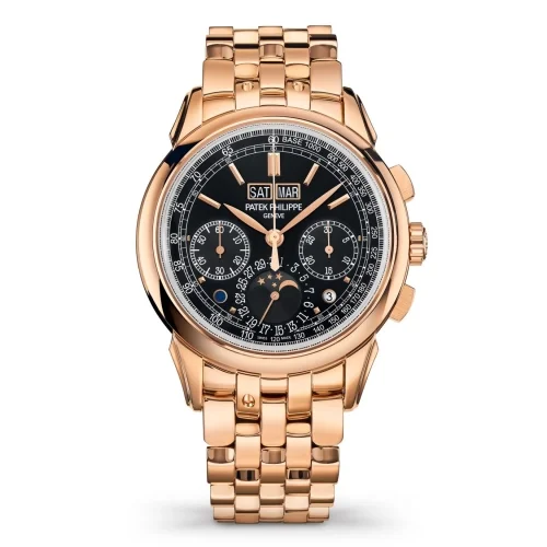 Patek Philippe Patek Philippe - 5270/1R-001 Perpetual Calendar Chronograph 5270 Rose Gold / Black / Bracelet