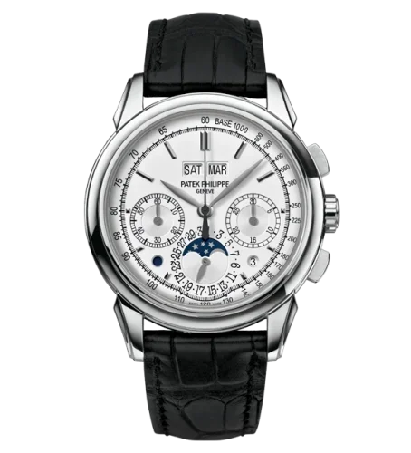 Patek Philippe Patek Philippe - 5270G-013 Perpetual Calendar Chronograph 5270 White Gold / Tachymeter Double Chin