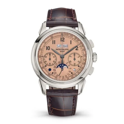 Patek Philippe Perpetual Calendar Chronograph 5270 Platinum / Salmon