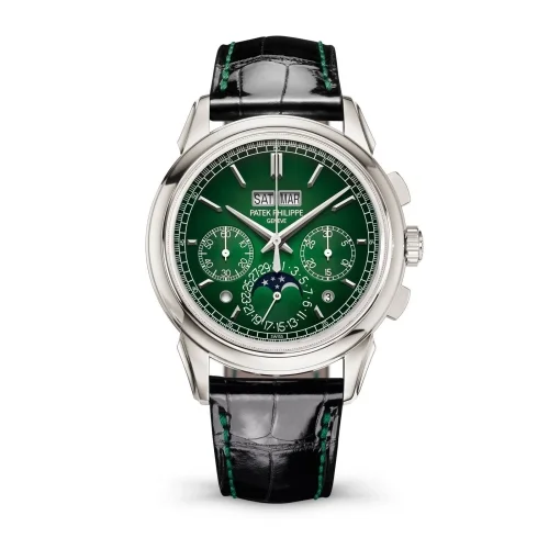 Patek Philippe Patek Philippe - 5270P-014 Perpetual Calendar Chronograph 5270 Platinum / Green