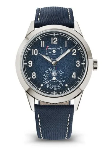 Patek Philippe Calatrava 8-Day White Gold / Blue