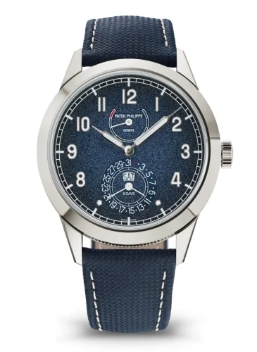 Patek Philippe Patek Philippe - 5328G-001 Calatrava 8-Day White Gold / Blue