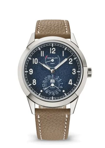 Patek Philippe Patek Philippe - 5328G-001 Calatrava 8-Day White Gold / Blue
