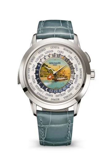 Patek Philippe - 5531G-001 World Time Minute Repeater White Gold / Lake Geneva Steamboat