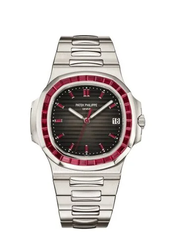 Patek Philippe - 5711/112P-001 Nautilus 5711 Platinum - Ruby / Grey