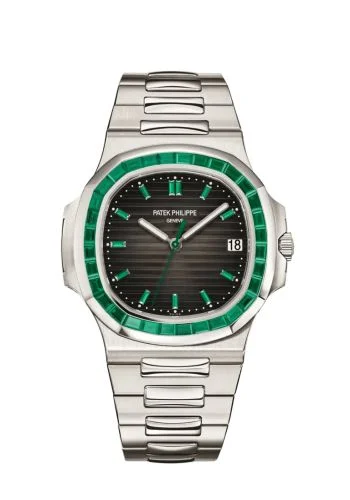 Patek Philippe - 5711/113P-001 Nautilus 5711 Platinum - Emerald / Grey
