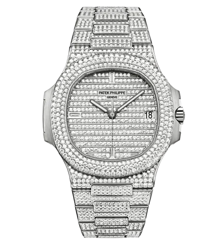 Patek Philippe - 5719/1G-001 Nautilus 5719 White Gold Full Diamond
