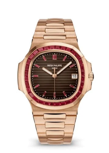 Patek Philippe - 5723/112R-001 Nautilus 5723 Rose Gold - Ruby / Brown