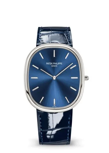 Patek Philippe - 5738P-001 Golden Ellipse 5738 Platinum / Blue